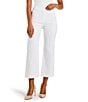 Color:Paper White - Image 1 - Polished Wonder Stretch Wide Leg Cropped Pants