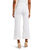 Color:Paper White - Image 2 - Polished Wonder Stretch Wide Leg Cropped Pants