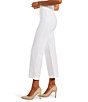 Color:Paper White - Image 3 - Polished Wonder Stretch Wide Leg Cropped Pants