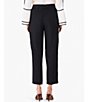 Color:Black Onyx - Image 2 - Woven Mid Rise Single Pleat Tapered Leg Cargo Pants