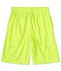 Color:Volt - Image 2 - Nike 3BRAND By Russell Wilson Big Boys 8-20 Badge Mesh Shorts