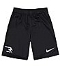 Color:Black - Image 1 - Nike 3BRAND By Russell Wilson Big Boys 8-20 Badge Mesh Shorts