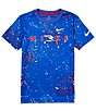 Color:Game Royal - Image 1 - Nike 3BRAND By Russell Wilson Big Boys 8-20 Short Sleeve Chalk Dust T-Shirt