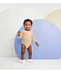 Color:Pale Ivory - Image 5 - Baby Essentials Long Sleeve 3-Pack Bodysuits