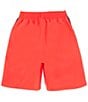 Color:University Red - Image 2 - Big Boys 8-20 Logo Tap Lap 7#double; Inseam Volley Shorts