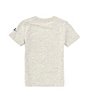 Color:Grey Heather - Image 2 - Little Boys 2T-7 Short Sleeve Retro Fader T-Shirt