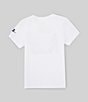 Color:White - Image 2 - Little Boys 2T-7 Short Sleeve Retro Fader T-Shirt