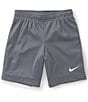Color:Cool Grey - Image 1 - Little Boys 2T-7 Basic Mesh Shorts