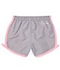 Color:Atmosphere Grey - Image 2 - Little Girls 2T-6X Nike Tempo Shorts