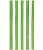 Color:Lime - Image 1 - Outdoor Collection Cabana Striped Beach Towel