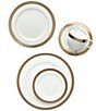 Color:Gold - Image 2 - Brilliance Bone China Teacups, Set of 4