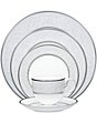Color:Ivory/White - Image 1 - Brocato 5-Piece Place Setting