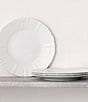Color:White - Image 2 - Cher Blanc Round Dinner Plates, Set of 4