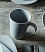Color:Grey - Image 5 - Colorscapes Grey-on-Grey Swirl 4-Piece square Place Setting