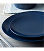 Color:Navy - Image 6 - Colorscapes Navy-on-Navy Swirl 4-Piece Coupe Place Setting