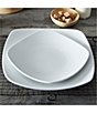 Color:White - Image 2 - Colorscapes White-on-White Dune 4-Piece Square Place Setting