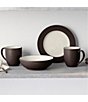 Color:Brown - Image 4 - Colorwave Chocolate Collection 16-Piece Rim Set, Service For 4