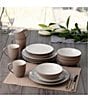 Color:Clay - Image 6 - Colorwave Clay Collection 16-Piece Coupe Set, Service For 4