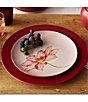 Color:Raspberry - Image 2 - Colorwave Raspberry Floral Clematis Accent/Luncheon Plate