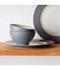 Color:Grey - Image 4 - Grey Colorwave Slate Collection 12-Piece Coupe Set, Service For 4