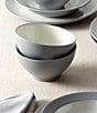 Color:Grey - Image 3 - Colorwave Slate Collection 12-Piece Coupe Set, Service For 4