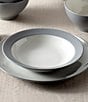 Color:Grey - Image 6 - Colorwave Slate Collection 12-Piece Coupe Set, Service For 4