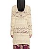 Color:Cotton - Image 2 - by Westbound Crochet Long Sleeve Tie Waist Open & Closed Front Cardigan