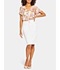 Color:Optic White - Image 3 - Hollywood High Waisted 4-Pocket Style Pencil Denim Skirt