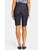 Color:Lightweight Rinse - Image 2 - Kerri High Rise Slim Capri Stretch Denim Shorts