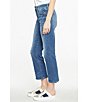 Color:Sacha - Image 4 - Marilyn Ombre Print Straight Leg Denim Jeans