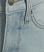 Color:Ocean Front - Image 4 - Marilyn Slim Straight Mid Rise Capri Stretch Denim Jeans