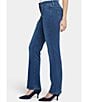 Color:Presidio - Image 3 - Marilyn Stitching Straight Leg High Waisted Jeans