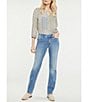 Color:Quinta - Image 4 - Marilyn Waist Match Straight Leg Jeans