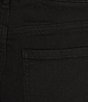 Color:Black - Image 4 - Petite Size Marilyn Cuffed Cool Embrace® Capri Denim Jeans