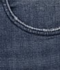 Color:Caliente - Image 4 - Plus Size Margot Roll Up Hem Stretch Denim Girlfriend Jeans
