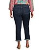 Color:Cambridge - Image 2 - Plus Size Sheri Slim Roll-Cuff Ankle Jeans