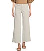 Color:Beach Cruise - Image 1 - Teresa Striped High Rise Wide Leg Ankle Jeans