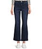 Color:Underground - Image 1 - Waist Match Relaxed Fit 5-Pocket Stretch Denim Flare Leg Jeans