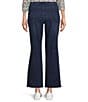 Color:Underground - Image 2 - Waist Match Relaxed Fit 5-Pocket Stretch Denim Flare Leg Jeans
