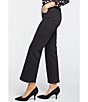 Color:Black Rinse - Image 3 - Waist Match Relaxed Fit 5-Pocket Stretch Denim Flare Leg Jeans