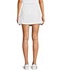 Color:Paper White - Image 2 - NZ ACTIVE by NIC+ZOE Woven Tech Stretch Lined Faux Wrap Slant Pocket Skort