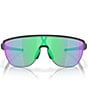 Color:Shiny Black - Image 2 - Men's Corridor Prizm 51mm Rectangle Sunglasses