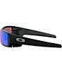 Color:Matte Black/Prizm Sapphire Iridium - Image 2 - Men's OO9014 Gascan 60mm Polarized Rectangle Sunglasses