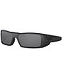 Color:Steel/Prizm Black - Image 1 - Men's OO9014 Gascan 60mm Polarized Rectangle Sunglasses