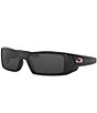 Color:Matte Black - Image 1 - Men's OO9014 Gascan 60mm Rectangle Sunglasses