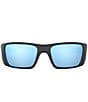 Color:Matte Black/Prizm Deep Water - Image 2 - Men's OO9096 Fuel Cell 60mm Polarized Rectangle Sunglasses