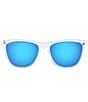 Color:Crystal Clear/Prizm Sapphire - Image 2 - Unisex OO9013 Frogskins 55mm Square Sunglasses