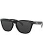 Color:Black - Image 1 - Unisex OO9013 Frogskins 55mm Square Sunglasses