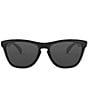 Color:Black - Image 2 - Unisex OO9013 Frogskins 55mm Square Sunglasses