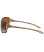 Color:Sepia/Dark Brown - Image 3 - Womens OO9301 Cohort 62mm Rectangle Sunglasses